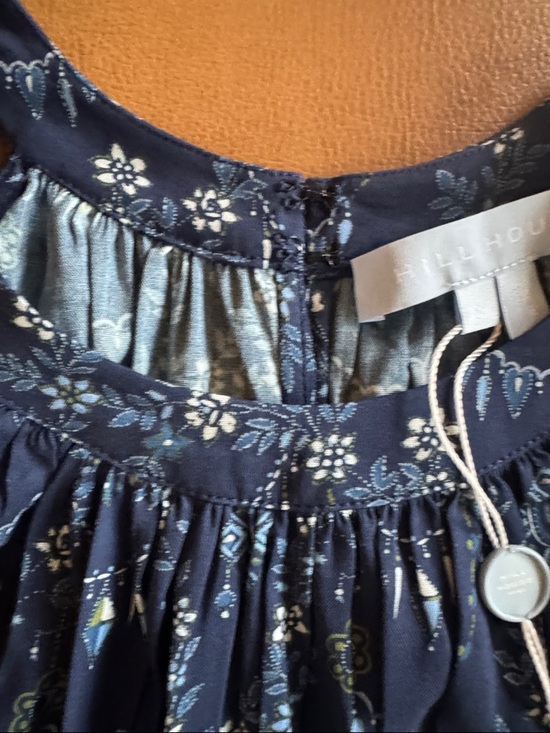Hill House Women’s Navy Floral Print Maxi Skirt - Picture 6 of 7
